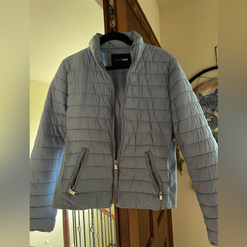 Fashion Nova jacket 🩵